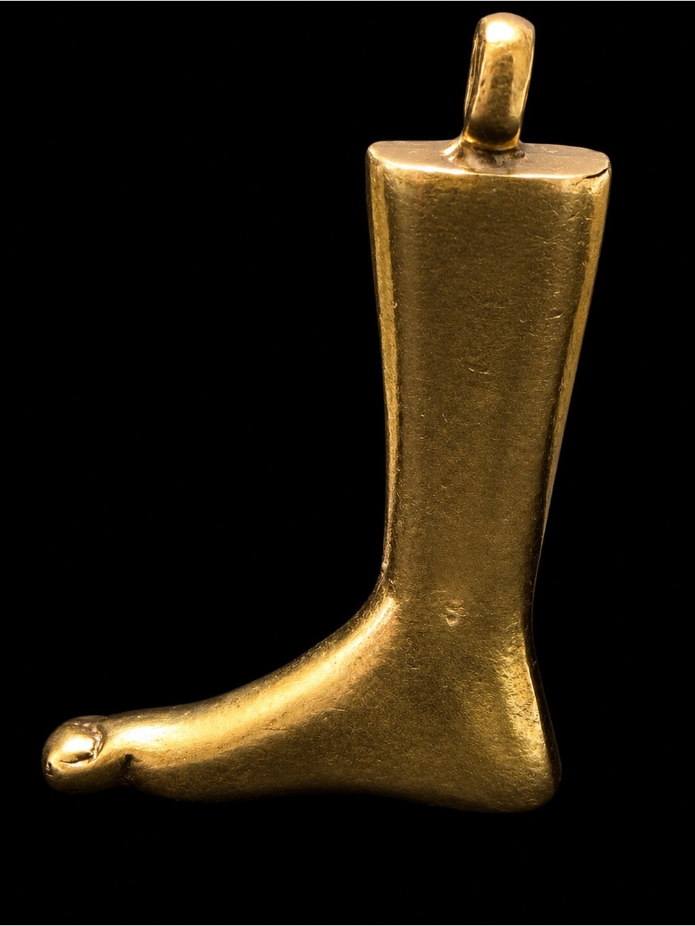 Vintage Egyptian Revival MMA Foot Sign Smybol Pendant Charm Met Museum